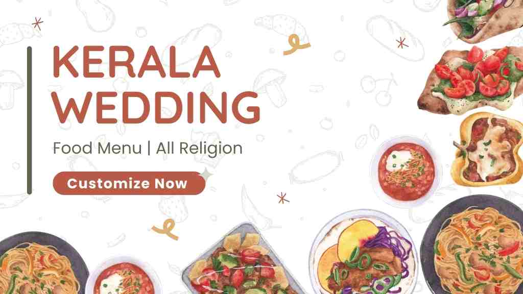 Kerala Wedding Food Menu